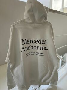 Mercedes Anchor inc. Hoodie フーディ パーカー ホワイト XL