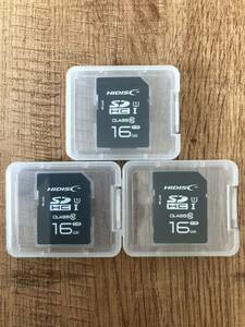 値引き！(お買い得！) SDカード 16GB【3個セット】