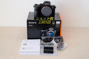 SONY ILCE-7M3 α7III ボディ　シャッター2805回　ソニー 　フルサイズ ミラーレス一眼　デジタルミラーレスカメラ　