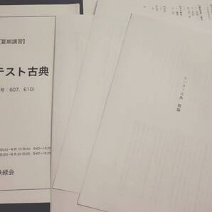 鉄緑会 21年夏期 共通テスト古典 テキスト・冊子フルセット 国語 河合塾 駿台 鉄緑会 東進 SEG