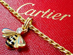 １円～★美品★Cartier カルティエ 18K 750 総重量 18.95g ダイヤモンド １P 石付 C67945 ゴールドネックレス A9028205