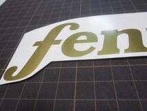 FENWICK フェンウィック　横約207ｍｍ縦約54ｍｍ　金 ステッカー　デカール ハイグレード耐候６年 _画像2