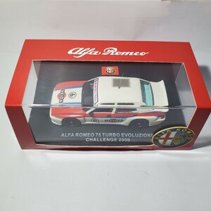 M4 1/43「Alfa Romeo 75 TURBO EVOLUZIONE challenge 2000」イタリア製 新品未使用 649