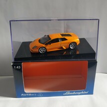 AUTO art オートアート 1/43 「LAMBORGHINI murcie LAGO オレンジメタ」 ランボルギーニ ムルシエラゴ 新品未使用 661_画像2