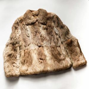 極美品 ラビットファー ミンクコート 毛皮　EMBA/SAGA MINK サガミンク ハーフコート ロングコート 貂皮 毛皮 mink MINK ミンクファー　06