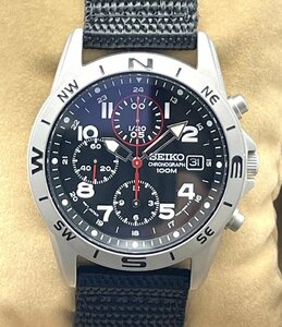 中古 (美品) [セイコーimport] SND399P SEIKO 腕時計 海外モデル ブラック メンズ [並行輸入品]