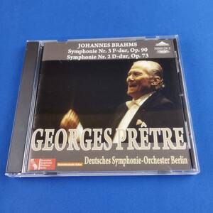 1SC16 CD Georges Pretre Deutsches Johannes Brahms Symphonie Nr.3 F-dur. Op.90