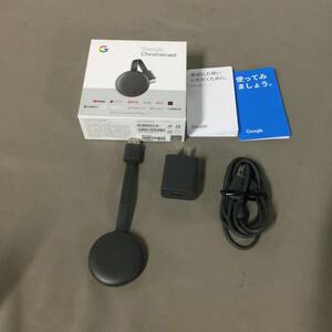 ●Google Chromecast グーグル クロームキャスト NC2-6A5　【23/1215/01