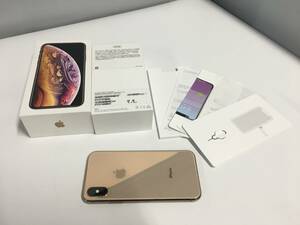 ■Apple iPhone XS 64GB MTAY2J ゴールド SIMロック解除済み アップル スマートフォン　【23/1127/01