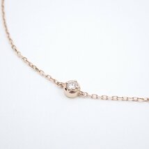 ete エテ ブレスレット K10PG/ダイヤモンド0.02ct【いおき質店】_画像2