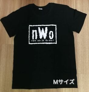 ★新品★Mサイズ　nWo プロレスTシャツ ブラック　新日本プロレス 蝶野正洋 武藤敬司 天山広吉 ヒロ斉藤 狼軍団 ｗｃｗ wwe