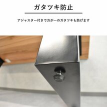 【限定送料無料】レッドオーク無垢材 なぐり加工 160cm幅ダイニングテーブル アウトレット家具【新品 未使用 展示品】KEN_画像6