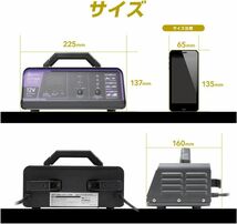 メルテック SCP-1200 全自動パルスバッテリー充電器 バッテリー診断機能付_画像10