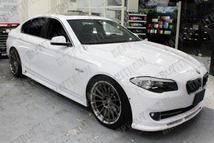 BMW 5シリーズ F10 F11 ノーマル ハイライン 前期 2010-2012 フロント リップスポイラー 未塗装 FRP素地 FL-50854_画像6