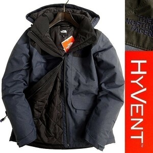 THE NORTH FACE ノースフェイス 定価2.4万 高透湿HYVENT テフロン加工 中綿EXCELLOFT 中綿入りジャケット G82 INK 80/XS ▲036▼bus044nf