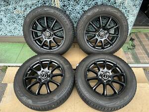 A-TECH シュナイダー 17インチ 7J +48 114.3 5穴/BSブリザックVRX2 215/60R17 2020年製 4本セット #316-3