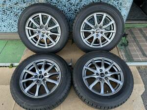 マナレイ Euro Speed 15インチ 6.5J +40 PCD100 5穴/TOYO GARIT GS 195/65R15 2019年製 4本セット #319-3