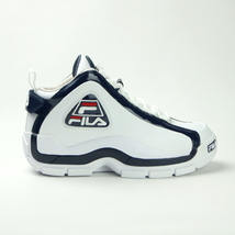 【新品・箱付】定価1.5万 FILA フィラ《名作 FILA GRANT HILL 2》グラントヒル Ⅱ レディース レザースニーカー 24cm 白×紺_画像3