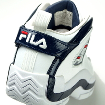 【新品・箱付】定価1.5万 FILA フィラ《名作 FILA GRANT HILL 2》グラントヒル Ⅱ レディース レザースニーカー 24cm 白×紺_画像6