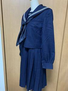 セーラー服・ジャンパースカート　高校制服　濃紺　サイズ160 年末年始のイベント　コスプレ用　送料80サイズ