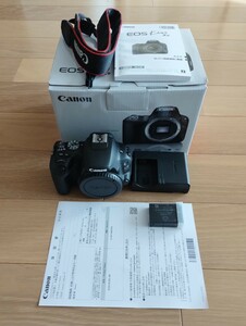 現状品 中古 Canon EOS Kiss X9 ボディのみ 黒色 ブラック カメラ本体 付属品揃い 外箱ありWi-Fi機能 キヤノン イオスキス