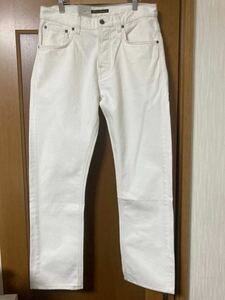 訳あり未使用 イタリア製 Nudie Jeans ヌーディージーンズ SLEEPY SIXTEN W30 L30