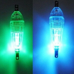 青2緑２ LED水中集魚灯 ケミホタル タチウオ サビキ シーバス アジ 青物 イカ タコ タイラバ 青物 ジギング エギング タコエギの画像1