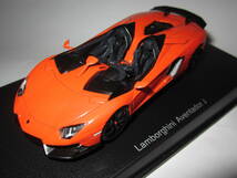 即決 Aa オートアート （54652） 1/43 LAMBORGHINI AVENTADOR J ランボルギーニ アヴェンタドール J パールオレンジ_画像3