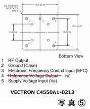 VECTRON C4550A1-0213 10MHz OCVCXO (恒温槽付電圧制御水晶発振器)　取り外し品・動作確認済み （ たぶんＳＣカット水晶 ）_画像5