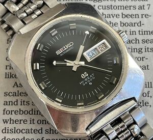 GRAND SEIKO グランドセイコー 座布団ケース 6146-8020 Black Dial ブラックダイヤル 61GS 黒文字盤 自動巻き