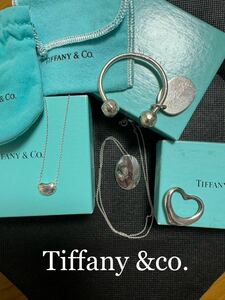 TIFFANY Co ティファニー 4点まとめ　シルバー ネックレス キーリング　M-1 