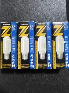 【新品】東芝ネオボールZ 電球形 蛍光ランプ　60ワット形　EFT15ED/12 昼光色