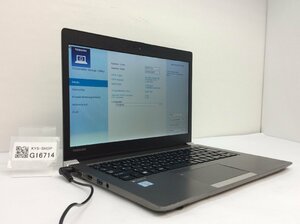 ジャンク/ TOSHIBA dynabook R63/D PR63DEAA547AD11 Intel Core i5-6200U メモリ8.19GB SSD128.03GB 【G16714】