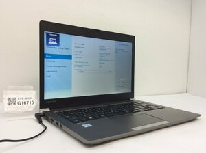 ジャンク/ TOSHIBA dynabook R63/D PR63DEAA637AD11 Intel Core i5-6200U メモリ4.1GB SSD128.03GB 【G16715】