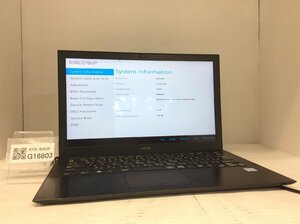 ジャンク/ VAIO VJPB11 Intel Core i3-6100U メモリ4.1GB SSD128.03GB 【G16803】