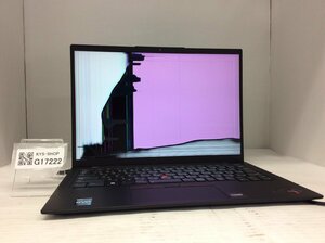 ジャンク/ LENOVO 21CCS22U00 ThinkPad X1 Carbon Gen 10 Intel Core i7-1255U メモリ16GB NVMe512 GB 【G17222】