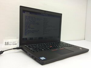 ジャンク/ LENOVO 20K6S0X600 ThinkPad X270 W10DG Intel Core i5-6300U メモリ8.19GB NVME256.06GB 【G17246】