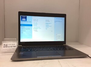 ジャンク/ TOSHIBA dynabook R63/P PR63PEAA63BAD81 Intel Core i5-5200U メモリ4.1GB SSD128.03GB 【G16798】