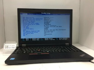 ジャンク/ LENOVO 20J9S0RL00 ThinkPad L570 Intel Celeron 3965U メモリ4.1GB HDD500.1GB 【G17597】