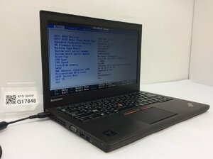 ジャンク/ LENOVO 20CLA1U2JP ThinkPad X250 Intel Core i3-5010U メモリ8.19GB HDD500.1GB 【G17648】