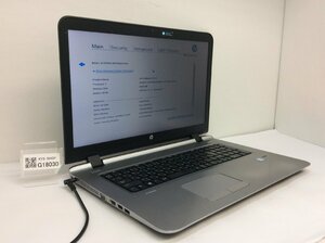 HP HP ProBook 470 G3 Intel Core i5-6200U メモリ4.1GB HDD500.1GB OS無し【G18030】