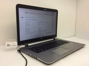 HP HP ProBook 470 G3 Intel Core i5-6200U メモリ4.1GB HDD500.1GB OS無し【G18029】