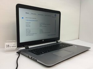 HP HP ProBook 470 G3 Intel Core i3-6100U メモリ4.1GB HDD500.1GB OS無し【G18025】