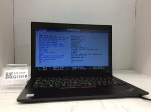 ジャンク/ LENOVO 20KES2E600 ThinkPad X280 Intel Core i3-8130U メモリ4.1GB SSD256.06GB 【G17618】