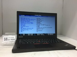 ジャンク/ LENOVO 20CLA1U2JP ThinkPad X250 Intel Core i3-5010U メモリ8.19GB HDD500.1GB 【G17636】