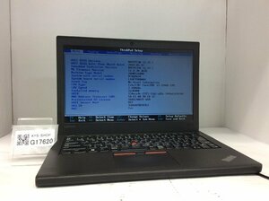 ジャンク/ LENOVO 20HMS2LW00 ThinkPad X270 Intel Core i5-7200U メモリ16.38GB SSD256.06GB 【G17620】