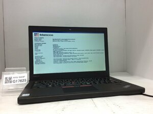 ジャンク/ LENOVO 20K5A0GTJP ThinkPad X270 W10DG Intel Core i3-6006U メモリ4.1GB HDD500.1GB 【G17625】