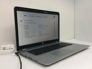 HP HP ProBook 470 G4 Intel Core i5-7200U メモリ8.19GB HDD500.1GB OS無し【G18009】