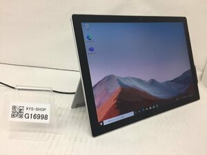 ジャンク/1円/Microsoft Surface Pro7+ Model 1960/Core i5 1135G7 2.40GHz/256GB/8GB/12.3インチ/Windows10 Pro/高速SSD/第11世代/AC欠品