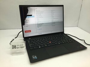 ジャンク/ LENOVO 21CCS7S300 ThinkPad X1 Carbon Gen 10 Intel Core i5-1235U メモリ16GB NVMe256 GB 【G17207】